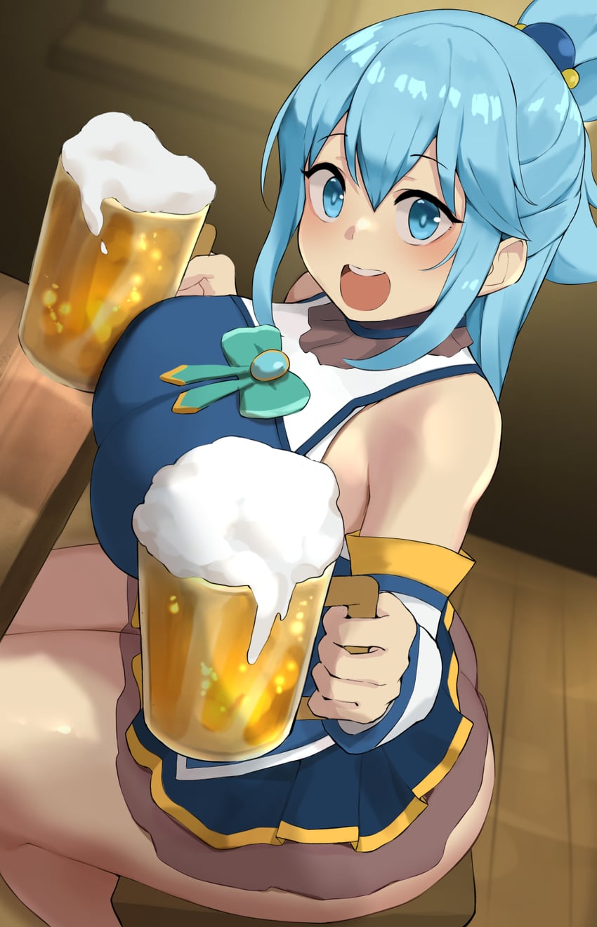 aqua (kono subarashii sekai ni shukufuku wo!) drawn by minggoo