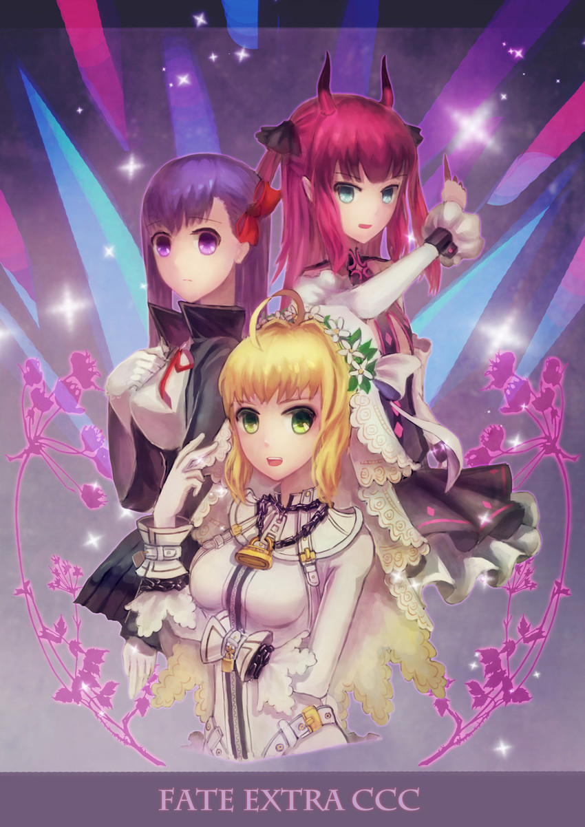 bb, elizabeth bathory, and nero claudius (fate and 2 more) drawn by mahou_kyuuri