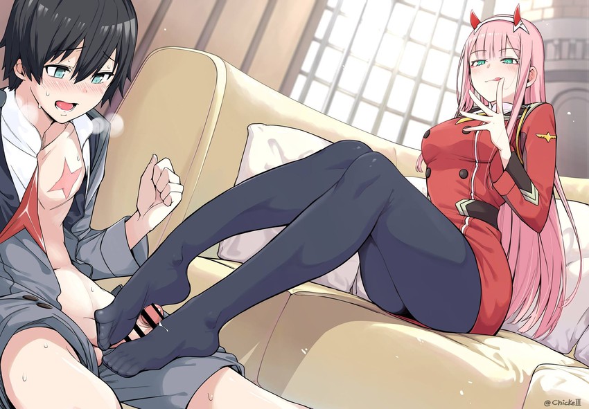 Big sister footjob anime