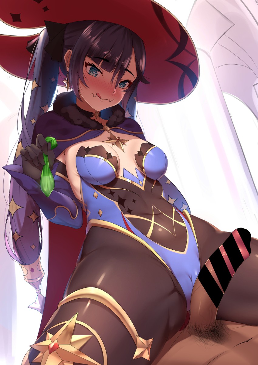 mona (genshin impact) drawn by dearonnus