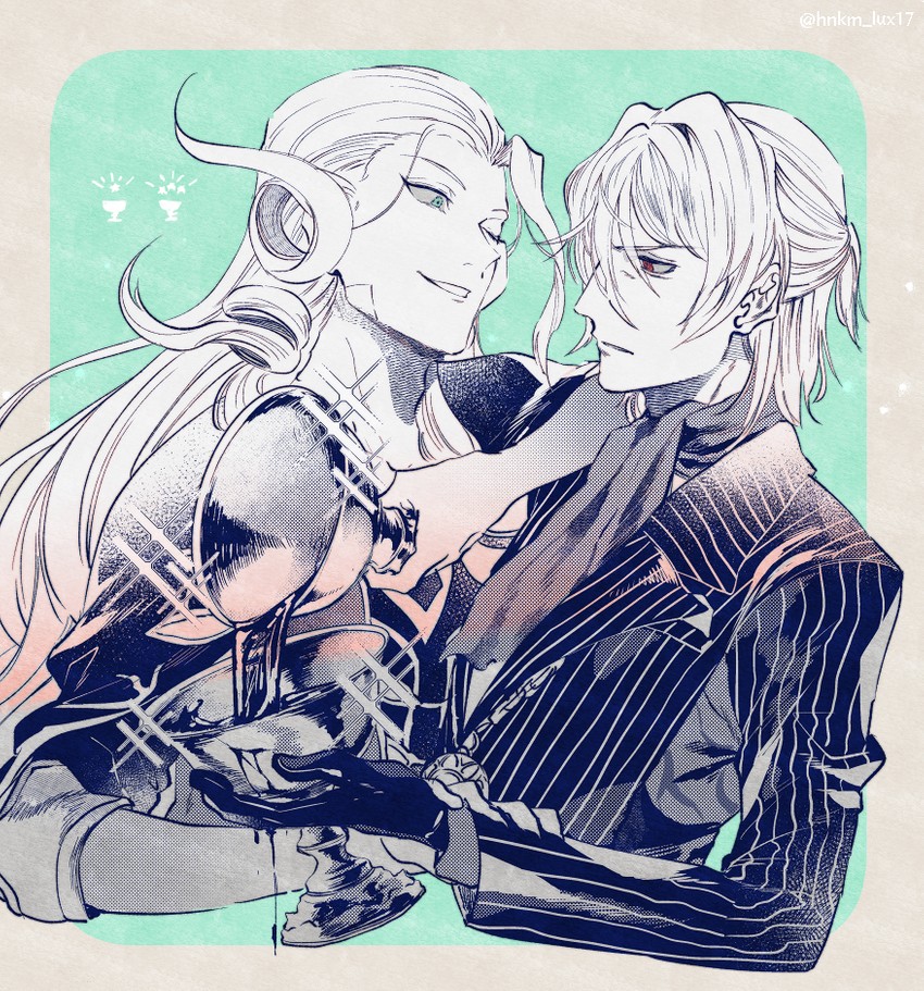 antonio salieri and wolfgang amadeus mozart (fate and 1 more) drawn by hinoe_(right-hnxx03)