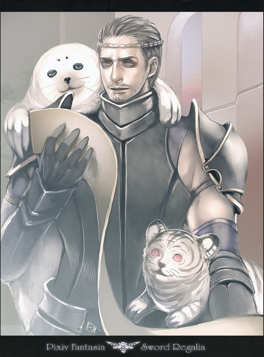 bertolucci and kitty blanche (pixiv fantasia and 1 more) drawn by nicole_pmonachi