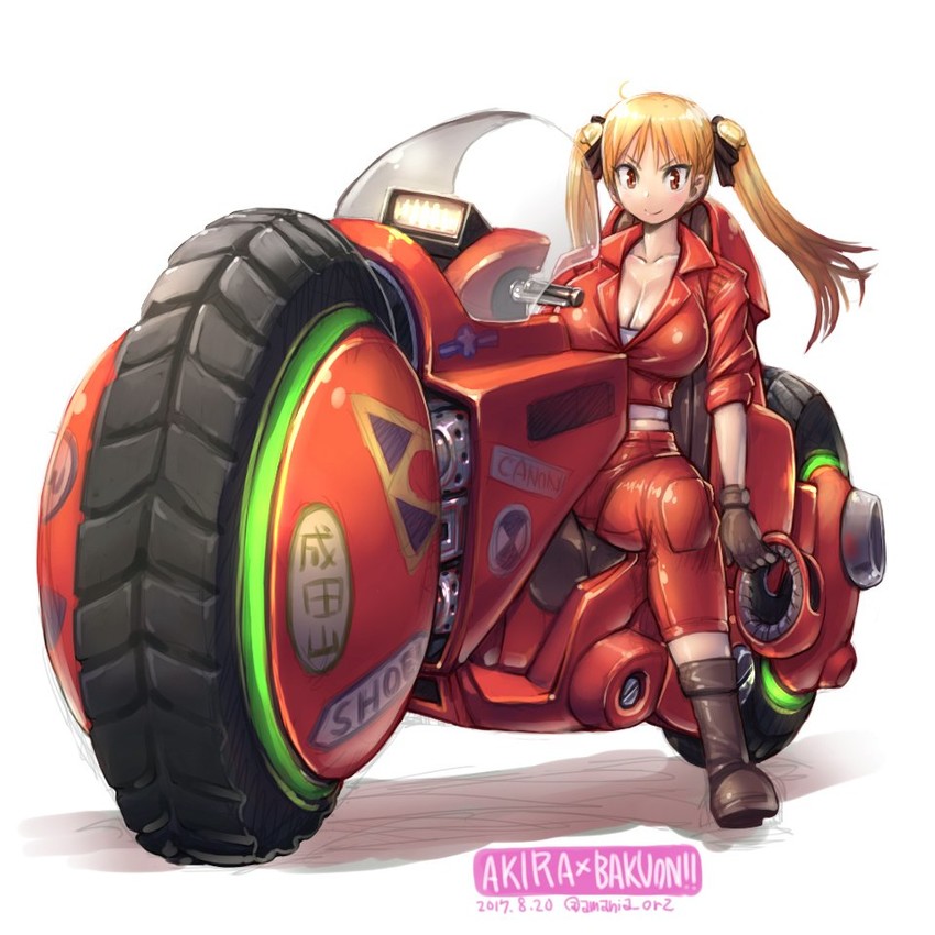 kaneda shoutarou and suzunoki rin (akira and 1 more) drawn by amania_orz