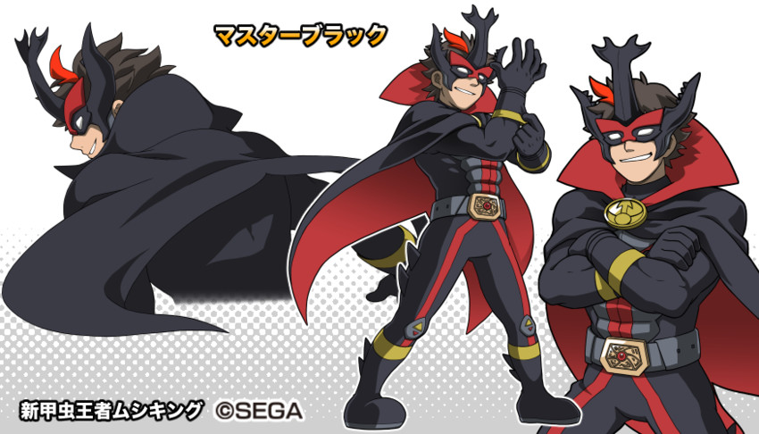 master black (mushiking and 1 more) drawn by shirataki