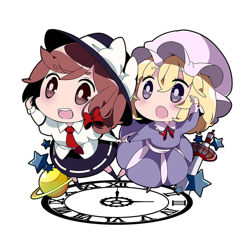 usami renko and maribel hearn (touhou) drawn by kayama_benio