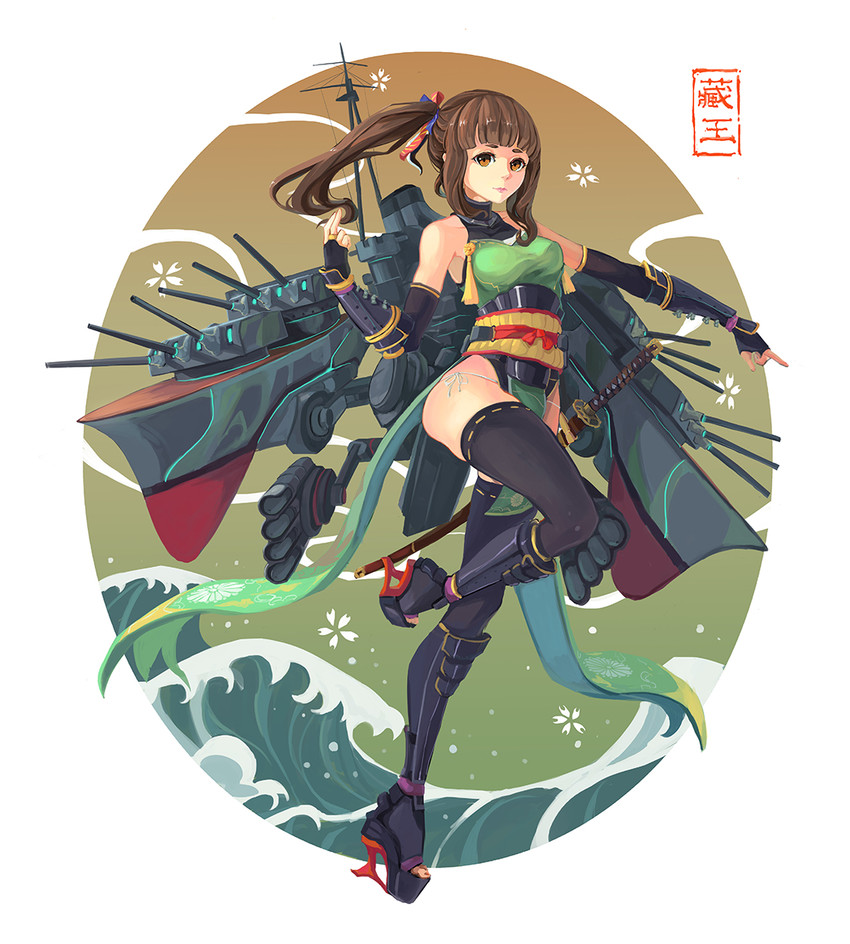 world of warships and 1 more drawn by sima_naoteng
