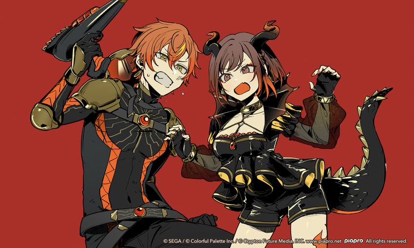 shinonome ena and shinonome akito (project sekai and 1 more) drawn by hassan_(sink916)