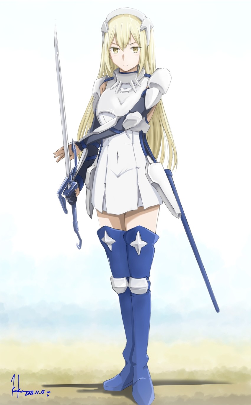 aiz wallenstein (dungeon ni deai wo motomeru no wa machigatteiru darou ka) drawn by kem_kem