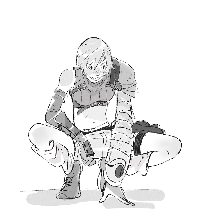 yuffie kisaragi (final fantasy and 3 more) drawn by jaysoysaucee