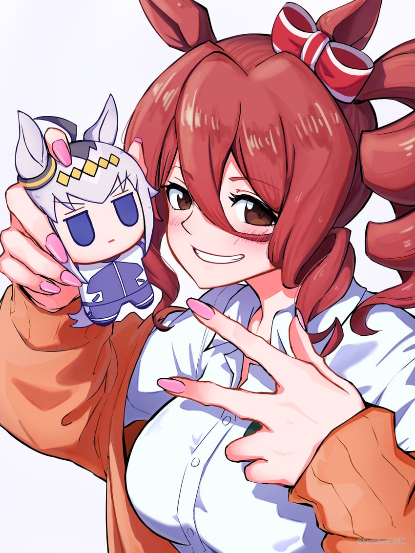 oguri cap and norn ace (umamusume and 1 more) drawn by aruke_(gter7727)