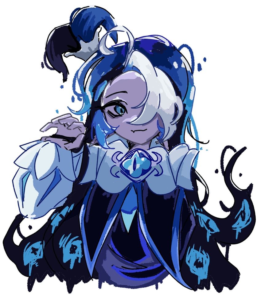 shadow milk cookie (cookie run and 1 more) drawn by katkit637729776
