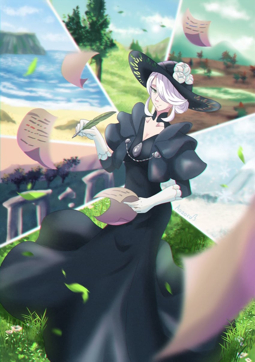 cogita (pokemon and 1 more) drawn by aozoradoesart