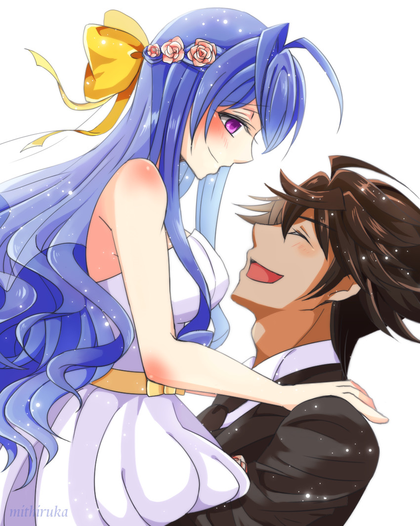 mai natsume and taro sasagae (blazblue and 1 more) drawn by mithiruka