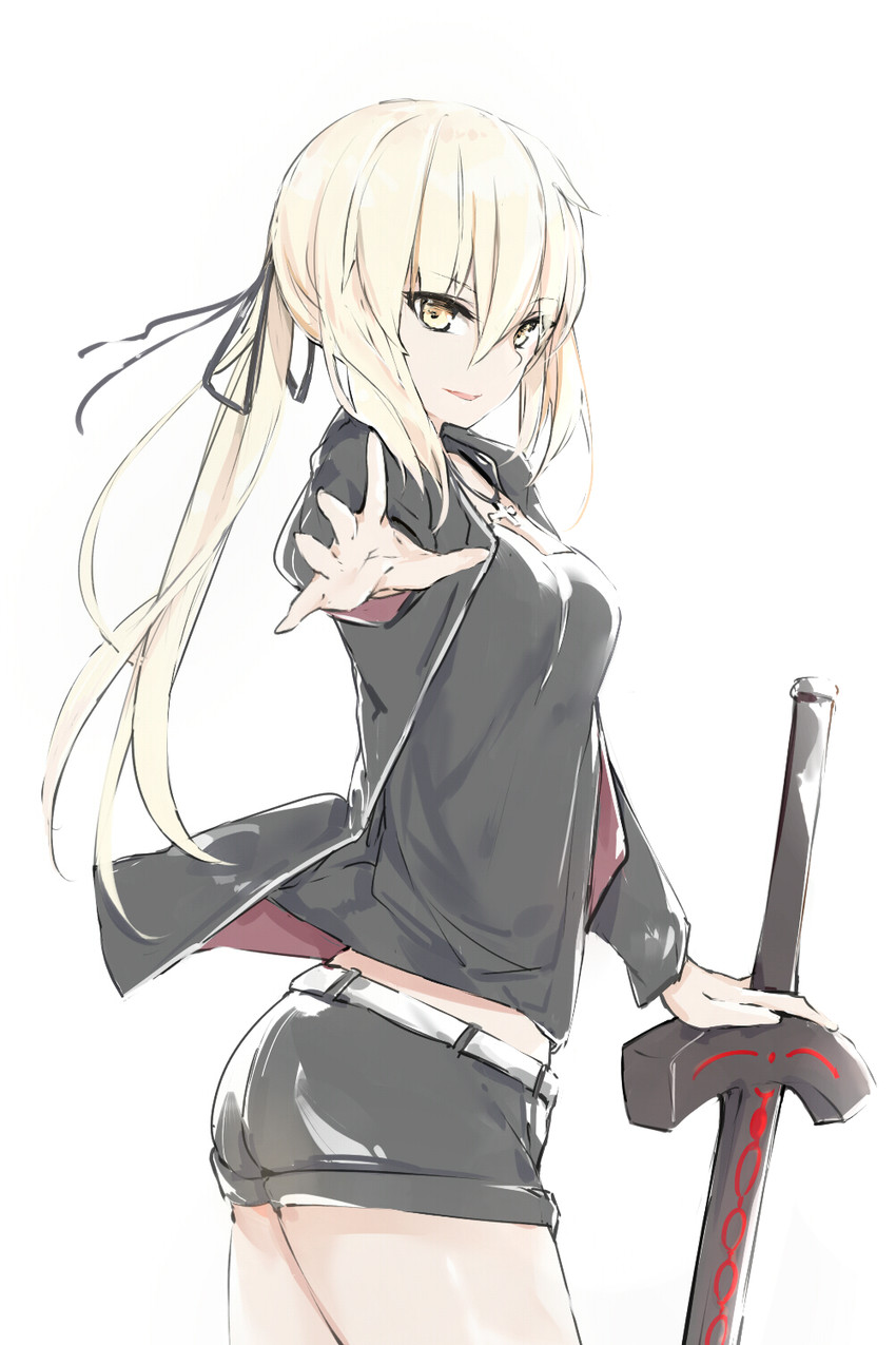 artoria pendragon and saber alter (fate and 1 more) drawn by silver_(chenwen)