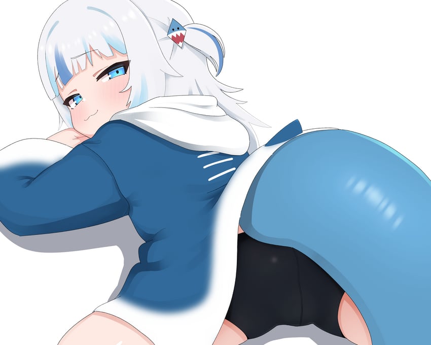 gawr gura (hololive and 1 more) drawn by mingkozus
