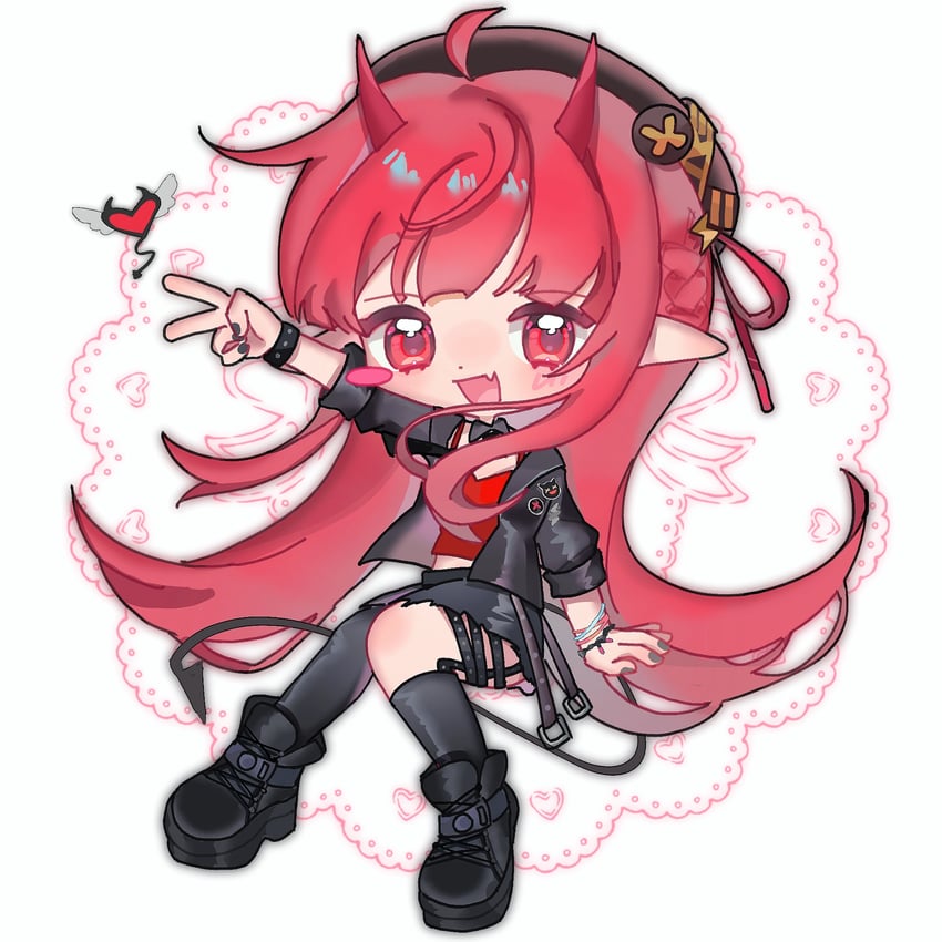vigna (arknights and 1 more) drawn by qianwa_shi_biao