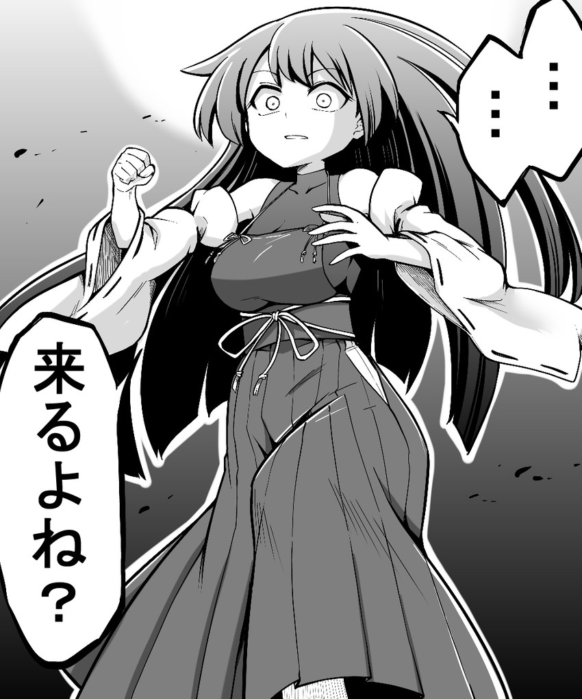 sendai hakurei no miko (original and 2 more) drawn by futa_(nabezoko)