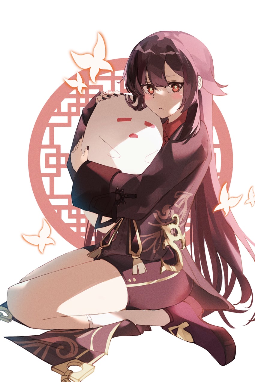 hu tao and boo tao (genshin impact) drawn by maliciouspie!!!