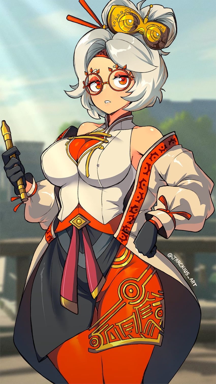 purah (the legend of zelda and 1 more) drawn by jarckius