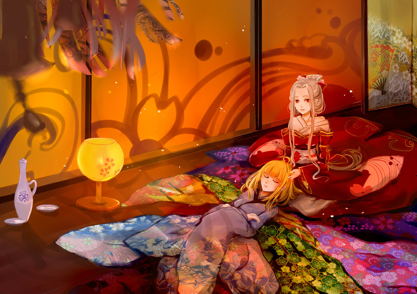 artoria pendragon, saber, and irisviel von einzbern (fate and 1 more) drawn by ming_qi_bibi