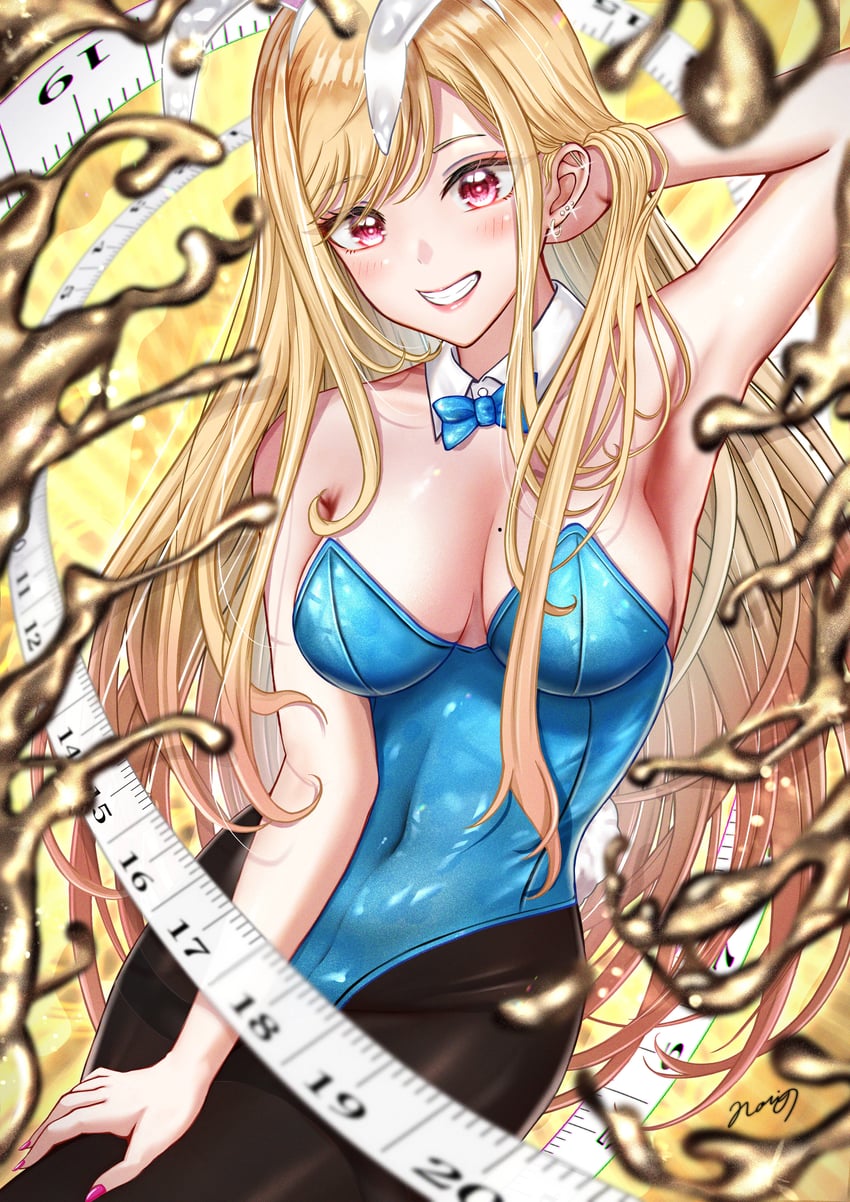 asuna and kitagawa marin (blue archive and 1 more) drawn by nori_chazuke