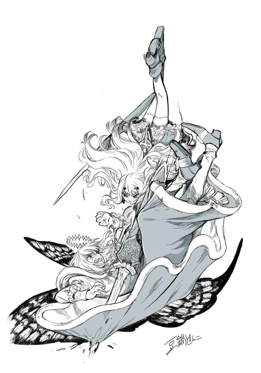 oberon and melusine (fate and 1 more) drawn by mame_nabe_donko