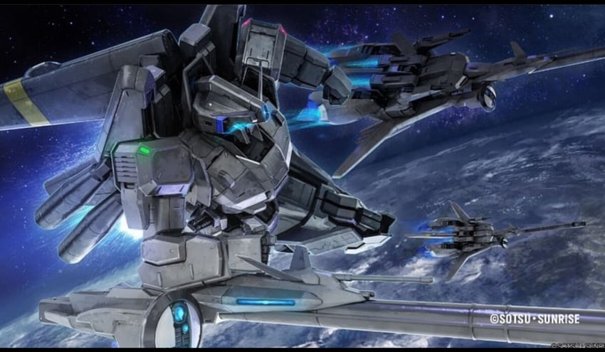 zeta plus (gundam and 3 more) drawn by tenjin_hidetaka