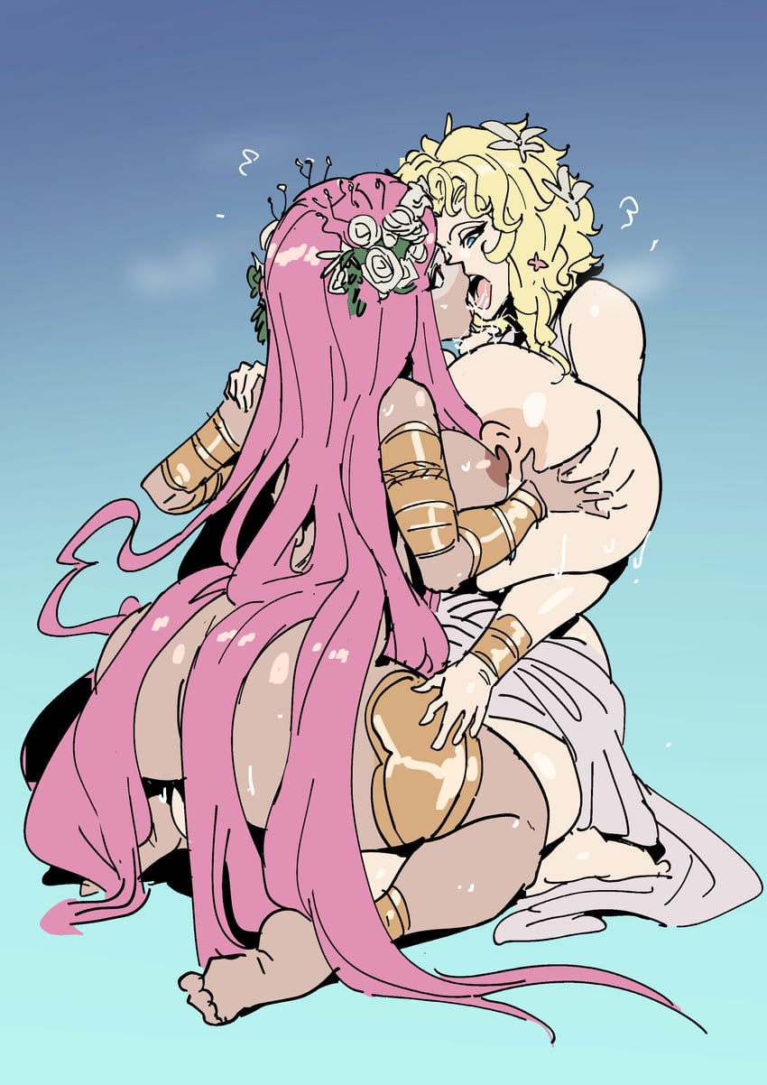 aphrodite (hades and 2 more) drawn by bathsalts