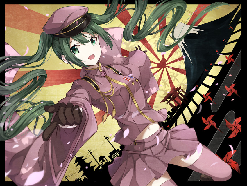 hatsune miku (vocaloid and 1 more) drawn by rin_yuu
