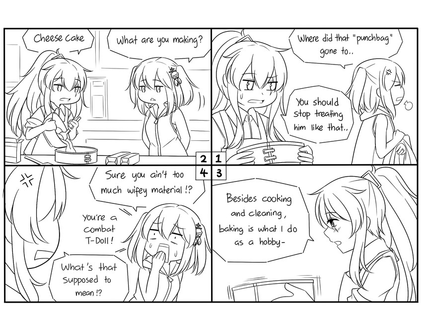 sendai and ump45 (kantai collection and 1 more) drawn by guin_guin
