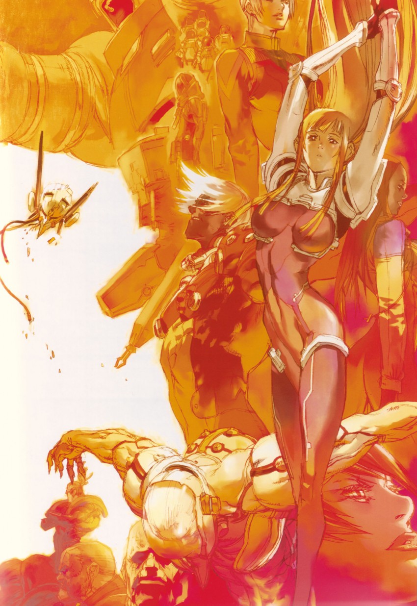 ken marinaris, dingo egret, viola guines, nohman, viola a.i., and 3 more (zone of the enders and 1 more)