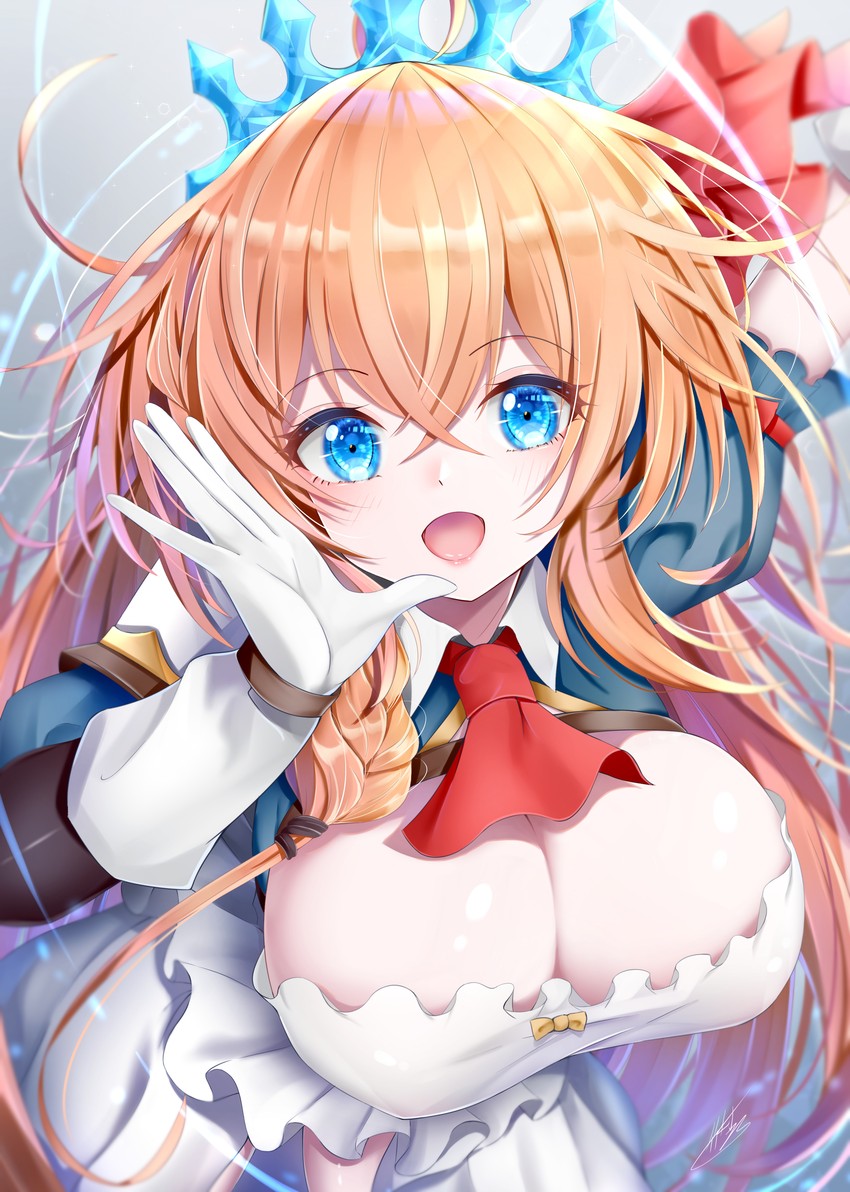 pecorine (princess connect!) drawn by takemura_kou