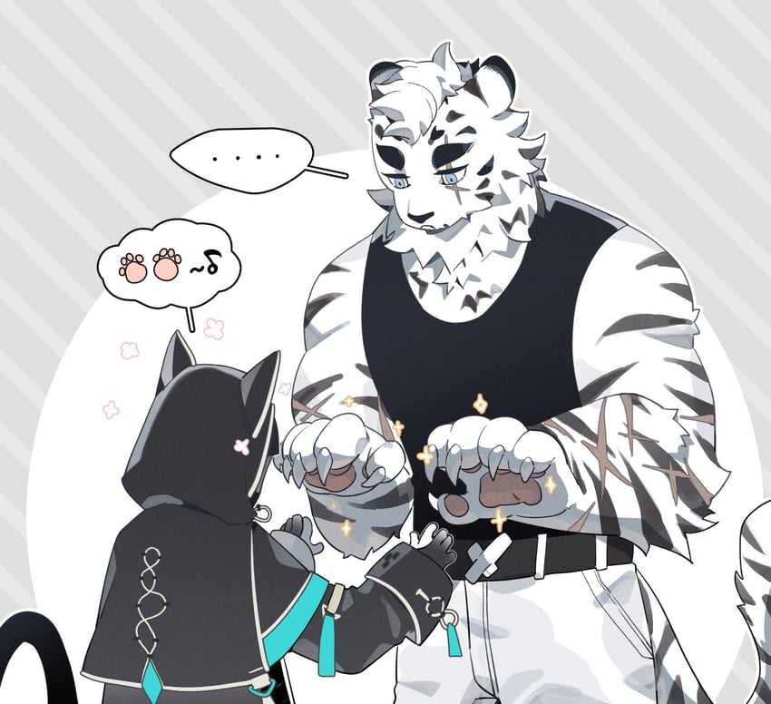 doctor and mountain (arknights) drawn by dr.manan-na