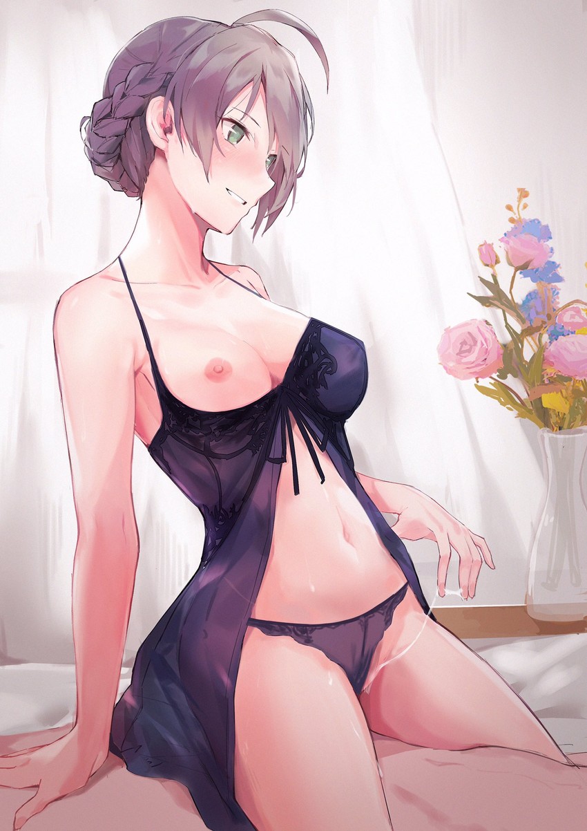sakuramori kaori (idolmaster and 1 more) drawn by jhcrow3