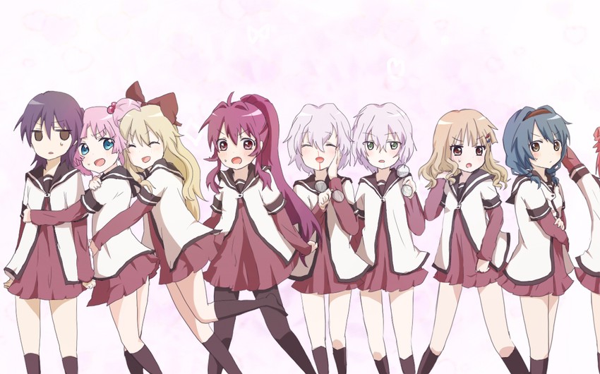 toshinou kyouko, akaza akari, funami yui, yoshikawa chinatsu, oomuro sakurako, and 4 more (yuruyuri) drawn by yukimuratiduru-33