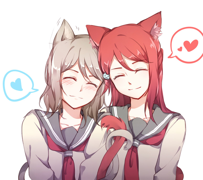watanabe you and sakurauchi riko (love live! and 1 more) drawn by gemi_25