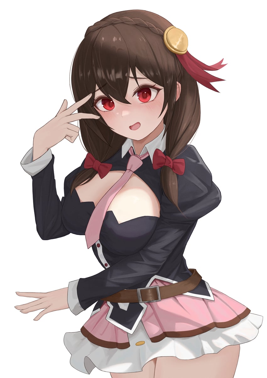 yunyun (kono subarashii sekai ni shukufuku wo!) drawn by pige_pig