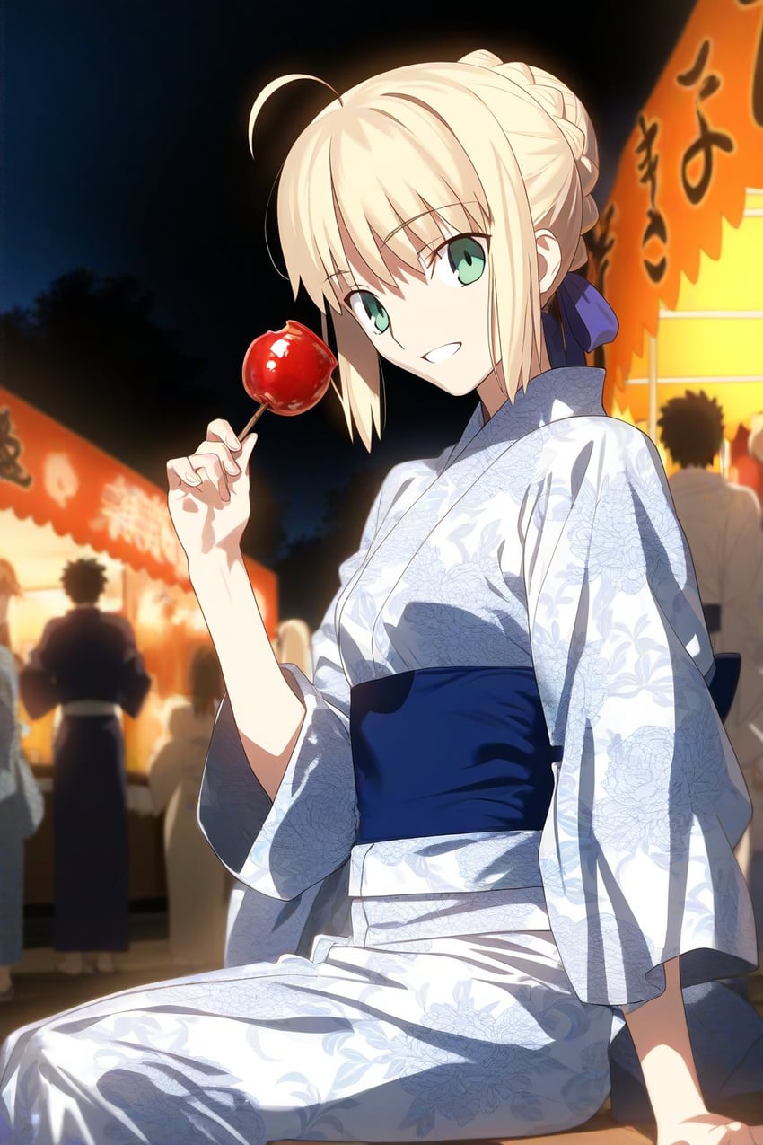 artoria pendragon (fate and 1 more) drawn by tarte_(hodarake)