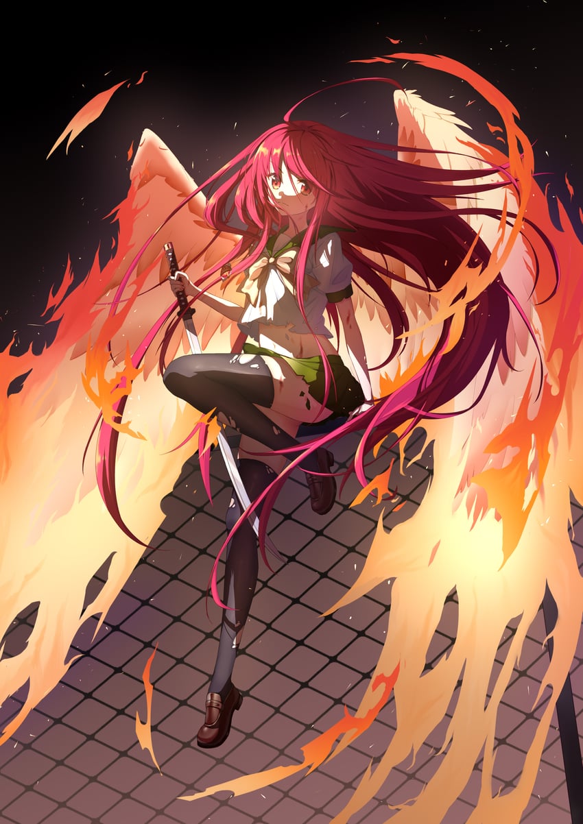shana and alastor (shakugan no shana) drawn by 15144666223