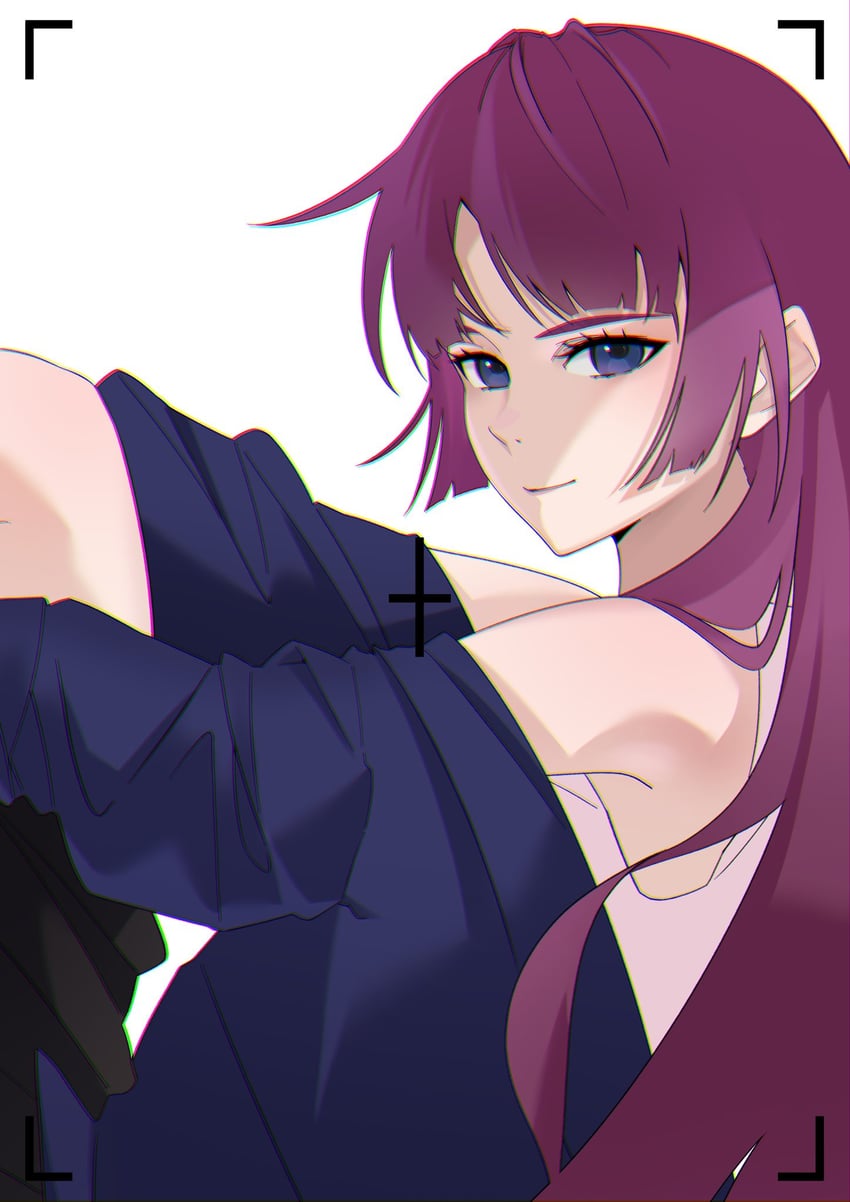 senjougahara hitagi (monogatari) drawn by arril100