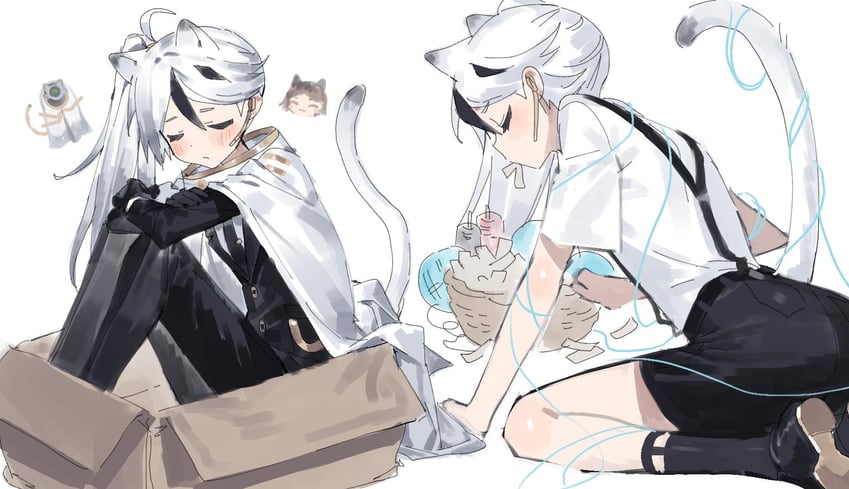 yan vismok (project moon and 1 more) drawn by maratang