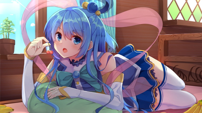 aqua (kono subarashii sekai ni shukufuku wo!) drawn by hopepe