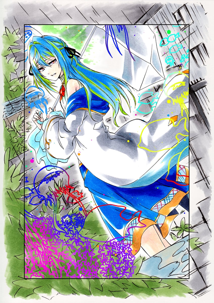 suzumi nemo (nanashi inc. and 1 more) drawn by ken'ichi_(ken1ro_u)