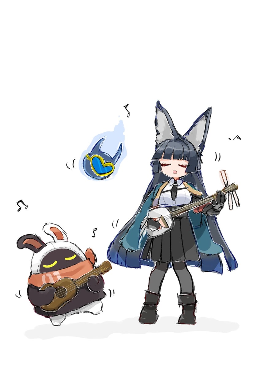 hoshimi miyabi, eous, and tailless (zenless zone zero) drawn by az79709363