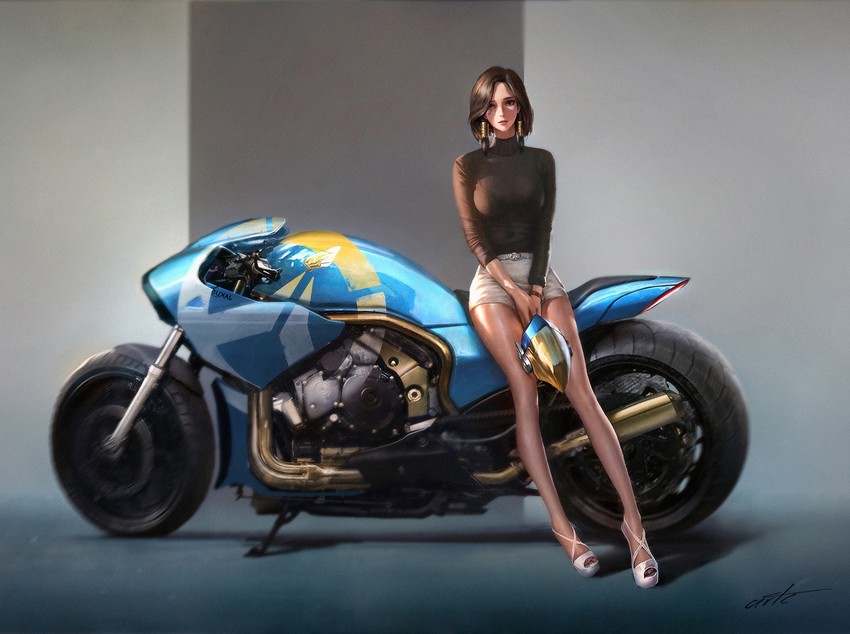 pharah (overwatch and 1 more) drawn by wang_chen
