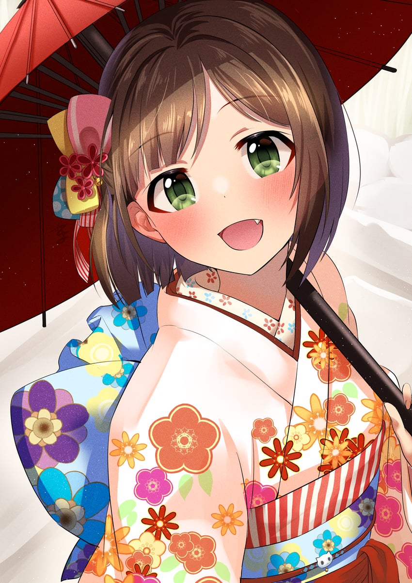 maekawa miku (idolmaster and 2 more) drawn by swepot