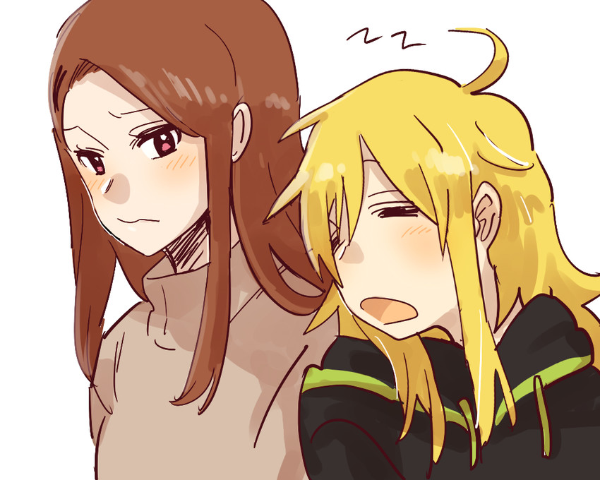 hoshii miki and minase iori (idolmaster) drawn by pito_(sh02327)