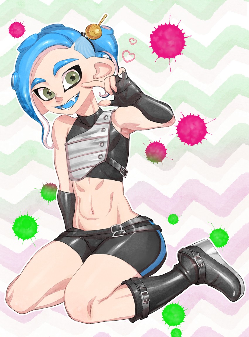 octoling player character and octoling boy (splatoon and 2 more) drawn by souzaipan
