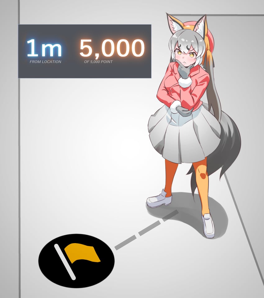 island fox (kemono friends and 2 more) drawn by lowlandgorilla