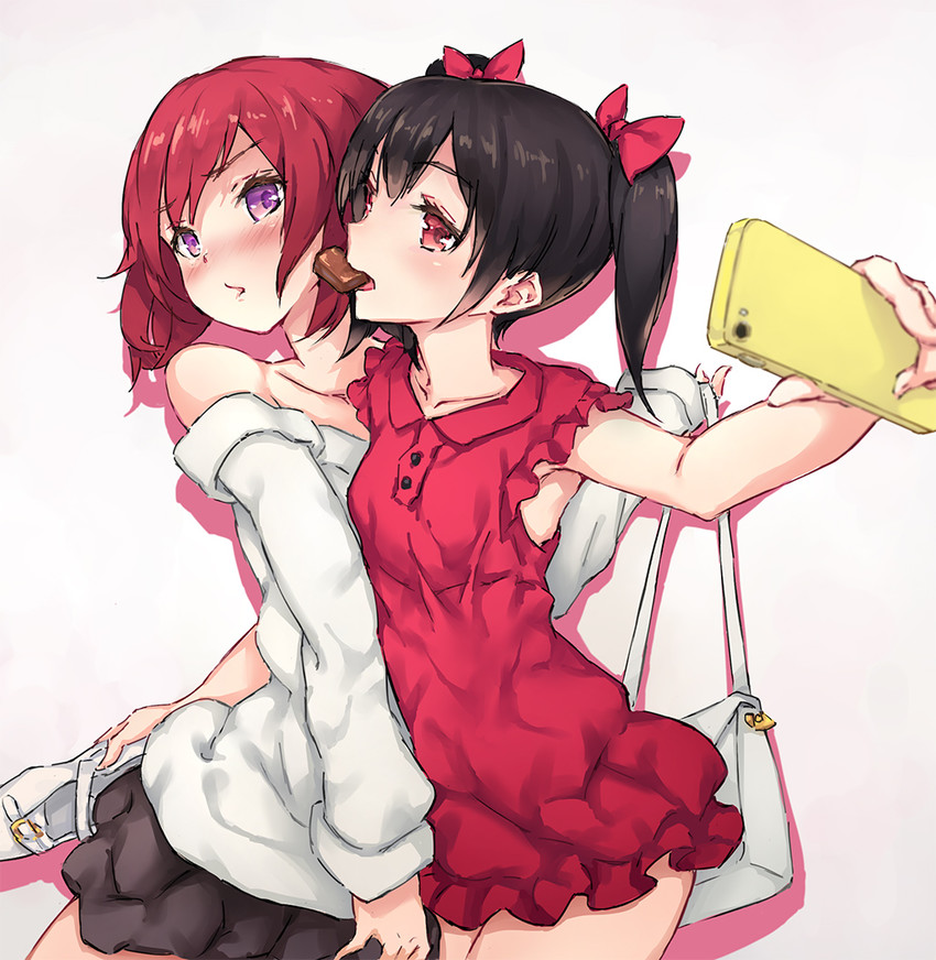 nishikino maki and yazawa nico (love live! and 1 more) drawn by parfaitlate